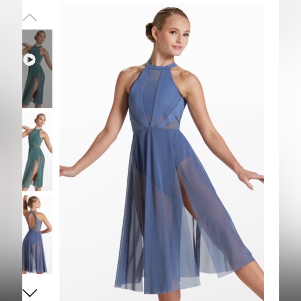 Balera D11656 High Neck Halter Dress dance costume LC